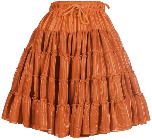 Petticoat Metallic Koper Luxe