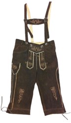 Lederhose Lang Bruin (rundleer)   