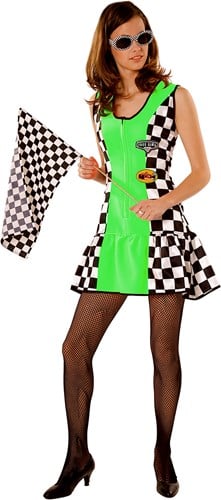 Sexy Racejurkje Groen