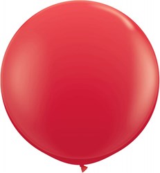Topballon 90cm Rood
