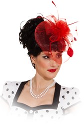 Haarstukje Tule Luxe Rood