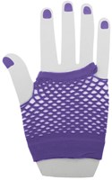 Nethandschoenen Vingerloos Kort Fluor Paars-2