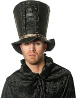 Hoge Hoed Steampunk XL Zwart