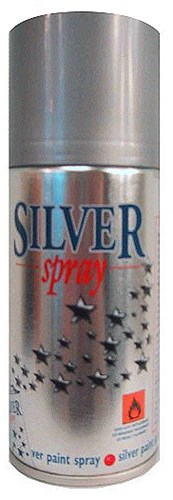 Decoratie Spray Zilver (150ml)