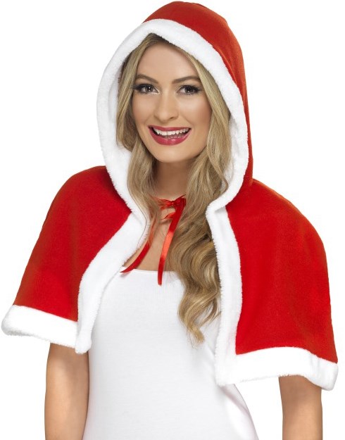Mini Kerst Cape voor dames