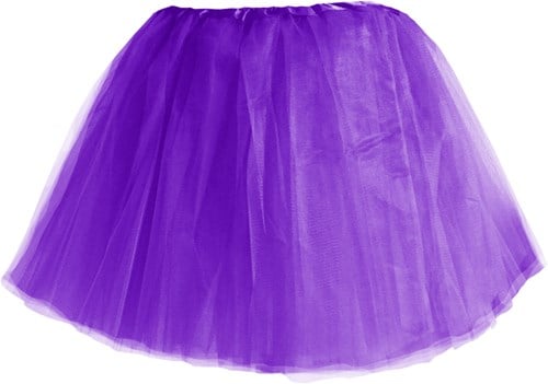 Tule Rokje 3 lagen Paars (40cm)