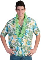 Hawaii Blouse Palmtree & Flowers 