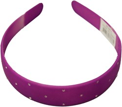Haarband Neon Paars met strass