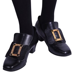 Schoenengespen Zwart Luxe