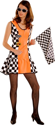 Sexy Racejurkje Oranje