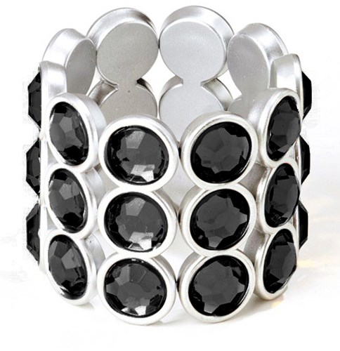 Armband Bling Bling Groot Zwart