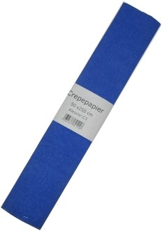 Crepe Papier Blauw 