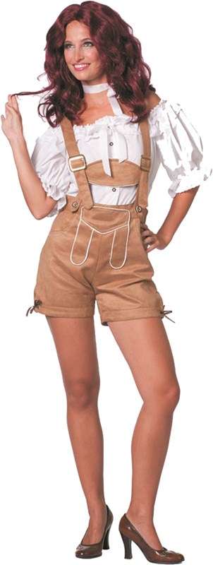 Tirolerhose de Luxe Dames Lichtbruin 