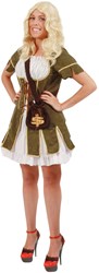 Dameskostuum Robin Hood Girl Luxe Groen