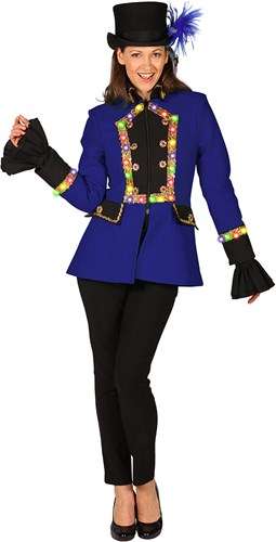 Damesjas Shaula Blauw met Multi LED-verlichting