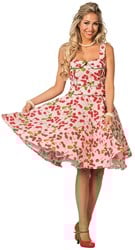 Rock 'n Roll Jurk Cherry voor dames 