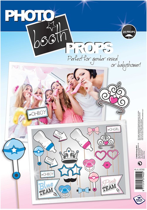 Photo Booth Props Gender Reveal