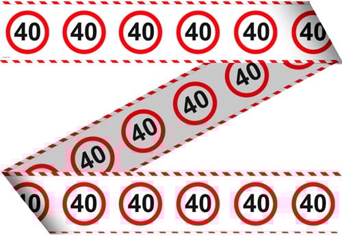 Markeerlint 40 Jaar Verkeersbord