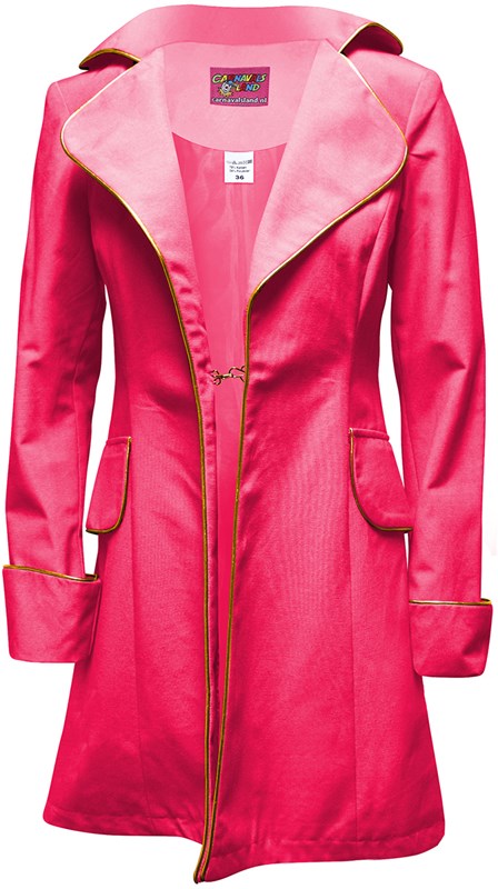 Damesjas Pink Luxe met Gouden Piping