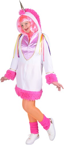 Jurkje Eenhoorn (Unicorn) Wit-Roze voor meisjes
