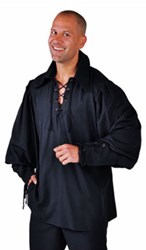 Hemd Zorro Luxe Zwart