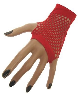 Nethandschoenen Vingerloos Kort Rood