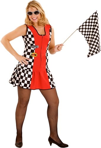 Sexy Racejurkje Rood
