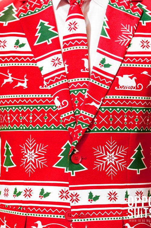 Herenkostuum OppoSuits Winter Wonderland (detail 1)