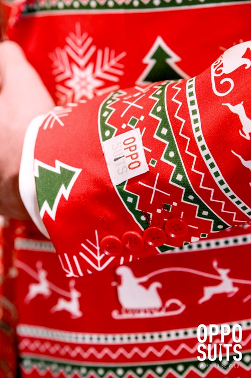 Herenkostuum OppoSuits Winter Wonderland (detail 2)