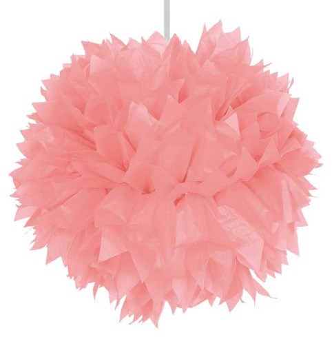 Decoratie Pompom Roze 30cm