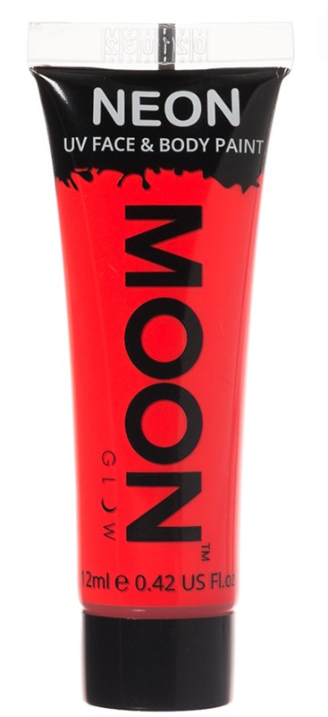 UV Gezicht en Body Schmink Rood (12ml)
