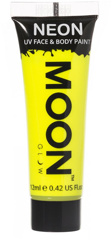 UV Gezicht en Body Schmink Geel (12ml)