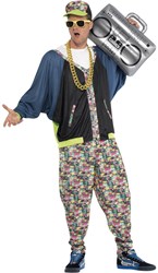 Eighties Hip Hop Kostuum voor heren