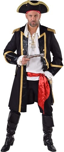Heren Piratenjas Old Black