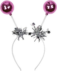 Tiara Discoballen Roze