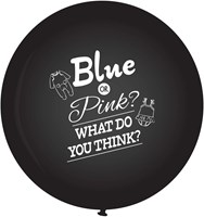 Megaballon Gender Reveal Blue or Pink (90cm)