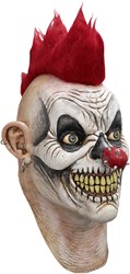 Punky Evil Clown Masker Latex Luxe