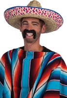Snor Mexicaan Zwart
