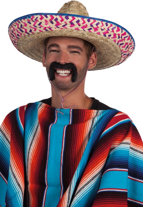 Snor Mexicaan Zwart
