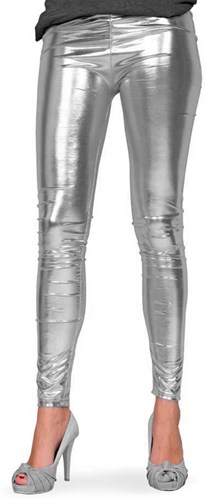 Legging Metallic Luxe Zilver
