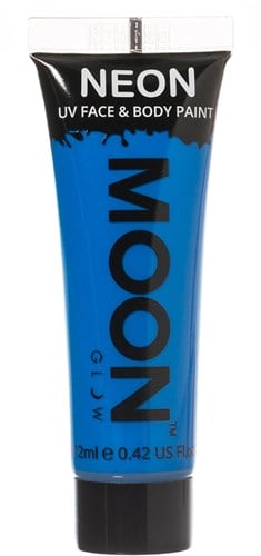 UV Gezicht en Body Schmink Blauw (12ml)