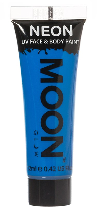 UV Gezicht en Body Schmink Blauw (12ml)