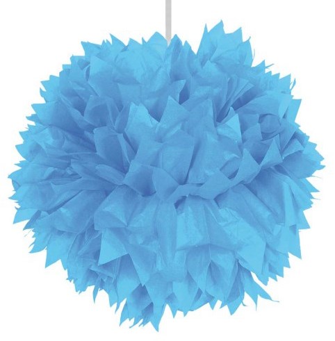 Decoratie Pompom Lichtblauw 30cm