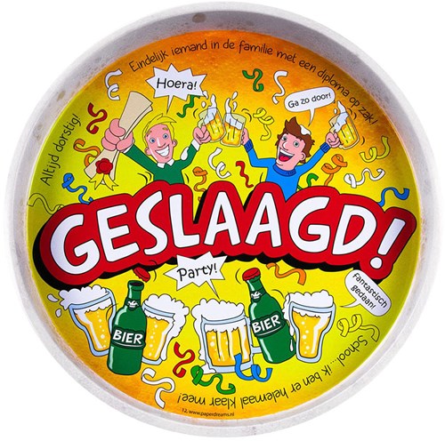 Dienblad Geslaagd!