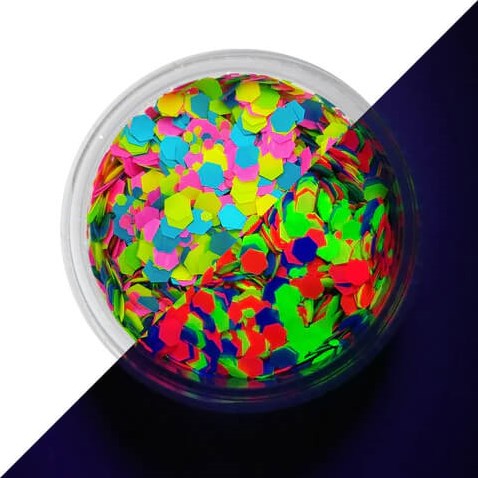 Vivid Gleam Glitter Cream UV Candy Cosmos - 30gr (blacklight)