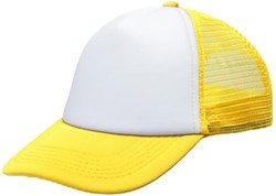 Trucker Pet Geel-Wit