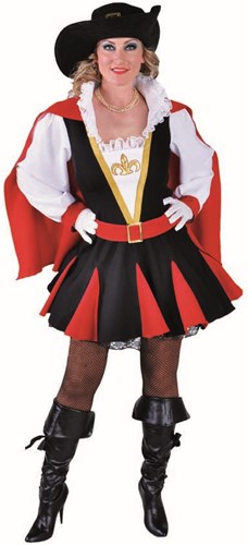 Dameskostuum Sexy Musketier Luxe
