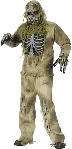 Halloween Kostuum Zombie Skelet (5dlg)