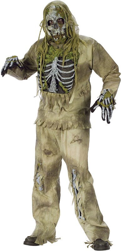 Halloween Kostuum Zombie Skelet (5dlg)