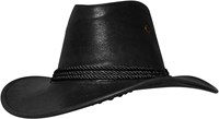 Western Cowboyhoed Zwart met Koord (Nepleer)